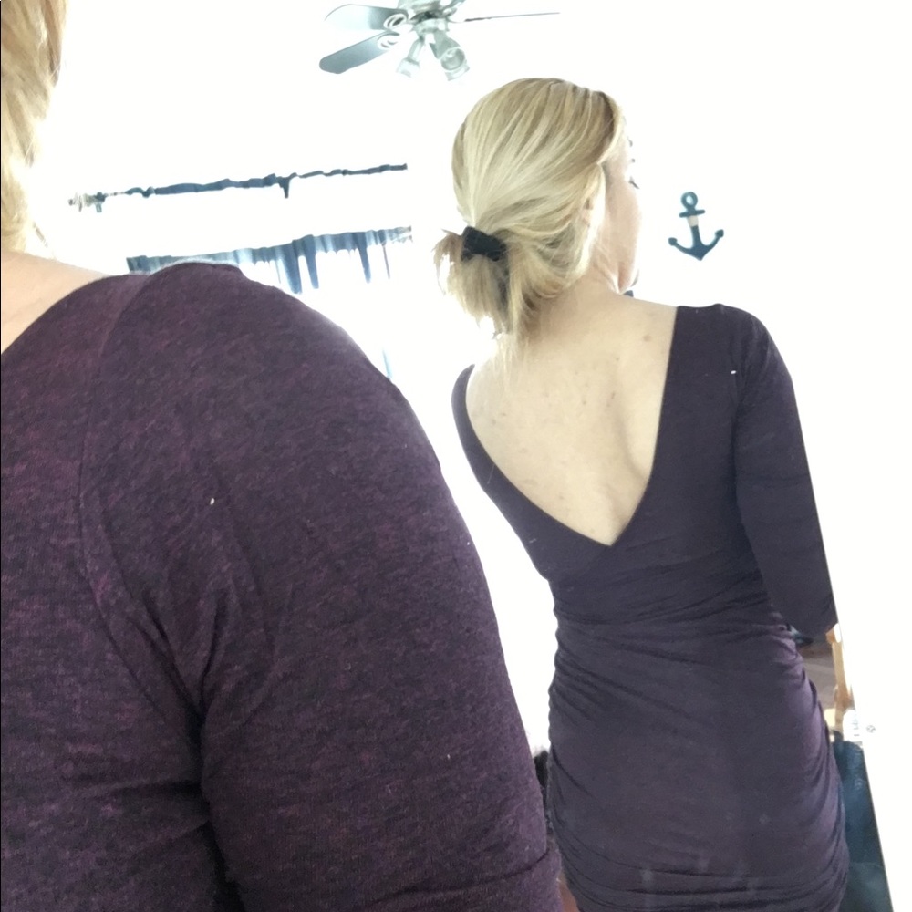 Dark/ wine color dress